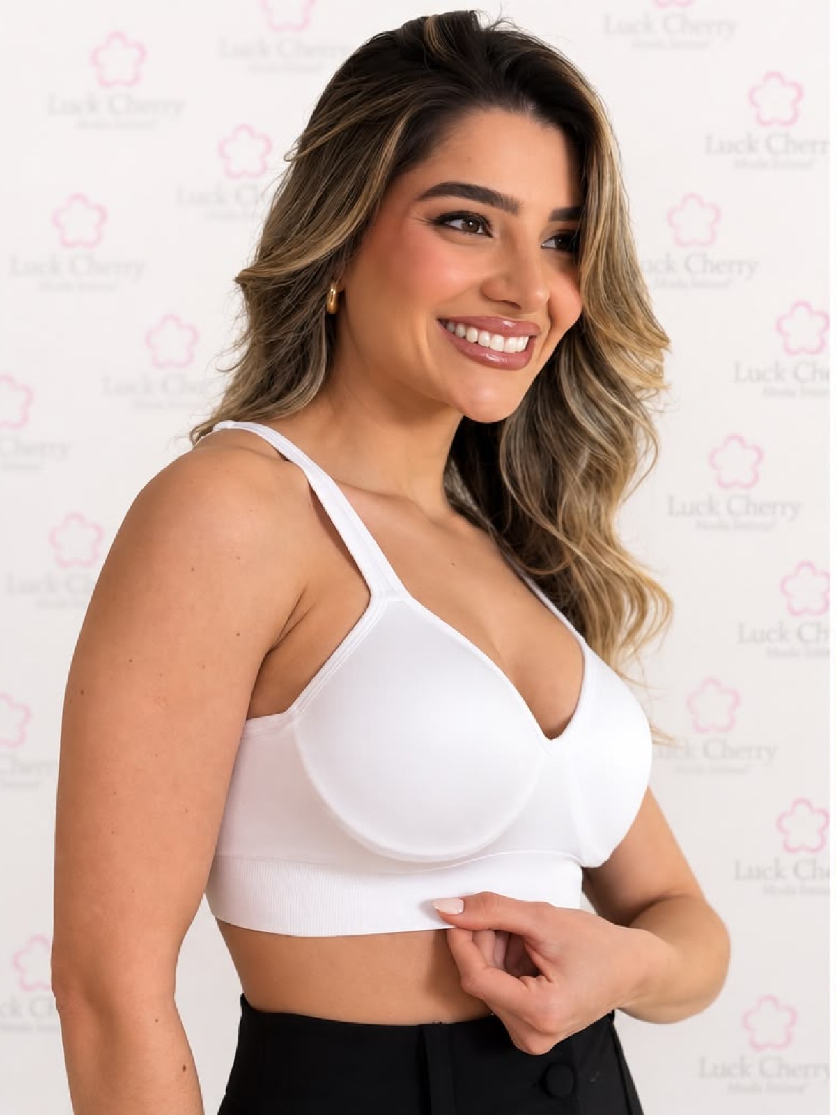 Sutiã Super Confort - Jacquard Branco